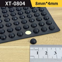 Self Adhesive Rubber Feet Black Bumper Stops Dampening Door Buffer Pads Cushions