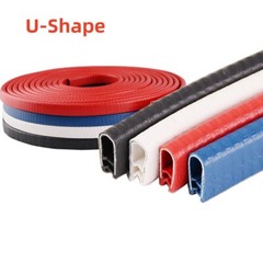 Thick 0.5~12 U-Shape Car Door Edge Strip Lock Molding Rubber Seal Trim Protector