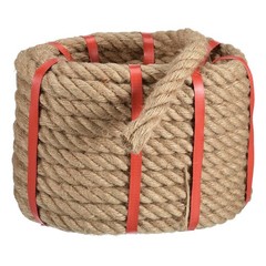 Natural Jute Rope 25/32″ x 50 Ft Thick Twisted Manila Rope Multipurpose
