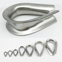 Stainless Steel Thimble Thimbles Wire Cable Rope Cable Loop Clips Clamps1.5-32mm