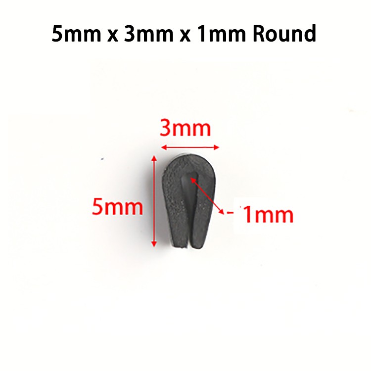 Rubber Edge Sealing Strip U Shape Channel Protector Edging Seal Trim Slot 1-16mm