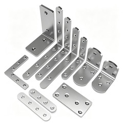Stainless Straight/T/L-Type Bracket Furniture Mending Plate Joiner Connector