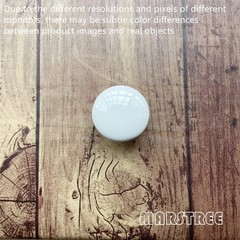 MARSTREE 10 Pack White Ceramic Cabinet Knobs 1.26 x x 0.94 inch,