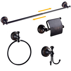 Wincase Bronze Hardware Set Bathroom Oil Rubbed Accessories Set Adjustable