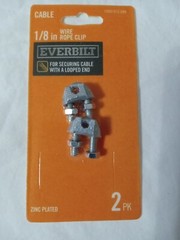 💥NEW! 💥5-PACK Everbilt Wire Rope Clamp Zinc-Plated 1/8″ 1000 012 289