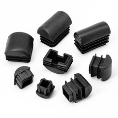 Domed Square Inserts Rectangular Tube End Caps Tubing Anti-Impact Bungs