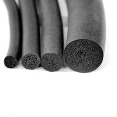 Black Sponge Cord Foam Rubber Gasket Trim Seals 3/4/5/6/7/8/10/12/14mm/15mm/16mm