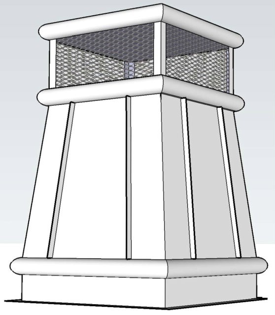 Manchester Kynar Colored Metal Chimney Pot