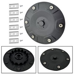 Black Mowing Robot Disc for Mammotion For Yuka 1500 2000 3000 Lawn Care Units