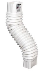 Gutter Flex Elbow, White, 2 x 3 In. – 37084HP