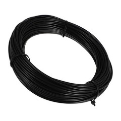 1 Roll Black Coated Stainless Steel Wire Rope Heavy Duty Cable Strand Indoor