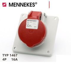 1PC NEW MENNEKES INDUSTRIAL PLUG TYP:1467 16A