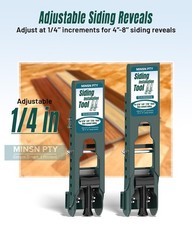 Upgraded Siding Installation Tools for 5/16-Inch, 3/8-Inch, 7/16-Inch Fiber Ceme