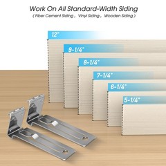 2 Pack Hangers for Hardie Board Siding Tools,5/16-Inch Fiber Cement Lap Sidin…