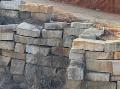 GRANITE SEA WALL Big Block Wall Stone~Small BOXED SAMPLE For texture & Color