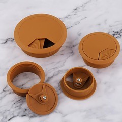 Computer Desk Table Grommet Cable Tidy, Port Surface Outlet Wire Hole Cover