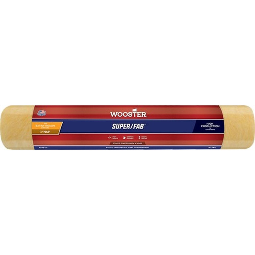 Wooster R242 18″ x 1″ Nap Super/Fab Roller Cover-1PK