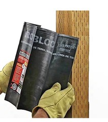 Lot of 20 Rotbloc 4×4 Wooden Fence Post Wraps Prevents Wood Rot Made in USA