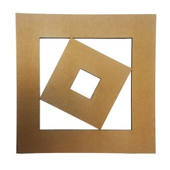 Square Frame Cardboard for Shaping DIY Hand Crafts / Children’s Drawings