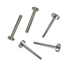 5 Pc Set Stainless Steel Swage Dome Head End Fitting for 1/8″ Cable Railing