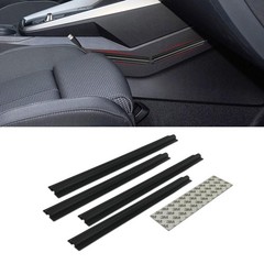 4PCS Car Concealed Wire Cover, 7.09*0.63in/18*1.6cm, Black