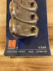 Hager CD1996 ABA, 1″ Chair Leg Brace, 4 pk. with Screws, FREE SHIPPING
