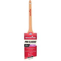 Wooster 2-1/2 Pro Classic White China Soft Bristle Thin Angle Sash Paint Brush