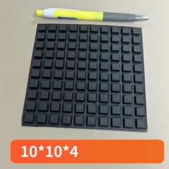Self Adhesive Silicone Feet Bumper Stops Dampening Square Buffer Pads Cushions