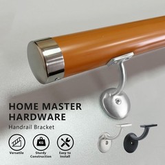 HOME MASTER HARDWARE Hand Rail 2.25″ Stainless Steel-2pack, Steel