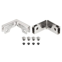 Glass Fixing Clip, 2pcs for 3-6mm L-shaped Glass Combination Fixing Bracket