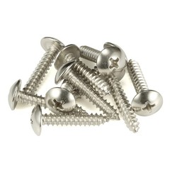 MewuDecor #10 x 3/4″ Truss Head Self Tapping Wood Screws x 3/4″, Silver