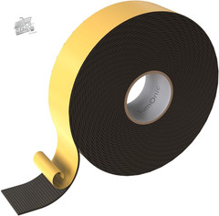 10M Self Adhesive EPDM Sealing Tape 50x2mm Rubber Gasket Doors Windows
