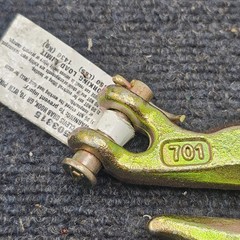 (QTY 6) Campbell T9503315: Clevis Grab Hook with Pin 25″