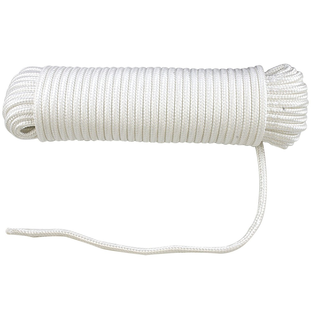 100′ Ft X 5/16′ Super Strong Braided Nylon Rope 190 Lb Working Load Heavy Duty
