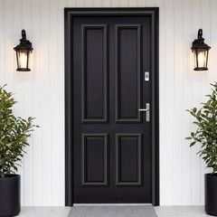 118 Inch x 1.06 in Peel and Stick Wall Molding Trim Black Chair Rail Panel Fl…