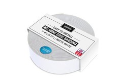 Woodpress 1 Matt White Melamine Iron-On Edging – 25 Ft Edge Tape – Pre-Glued