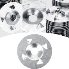 600Pcs Foam Board Fasteners – 1-1/8 Inch Metal Washers for 300 Pack, Silver