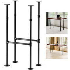 Yes4All 38 Inches Metal Table Legs Industrial Pipe Counter Bar Height Table