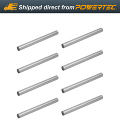 POWERTEC 71473-P2 Hardened Steel Dowel Pins 3/8″ x 4″ Long | Heat Treated and Pr