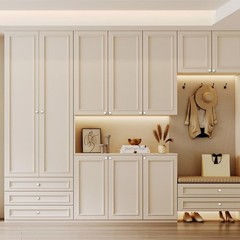 MARSTREE 4 Pack White Ceramic Cabinet 2.91 x 1.38 x 1.02 Inch, 4