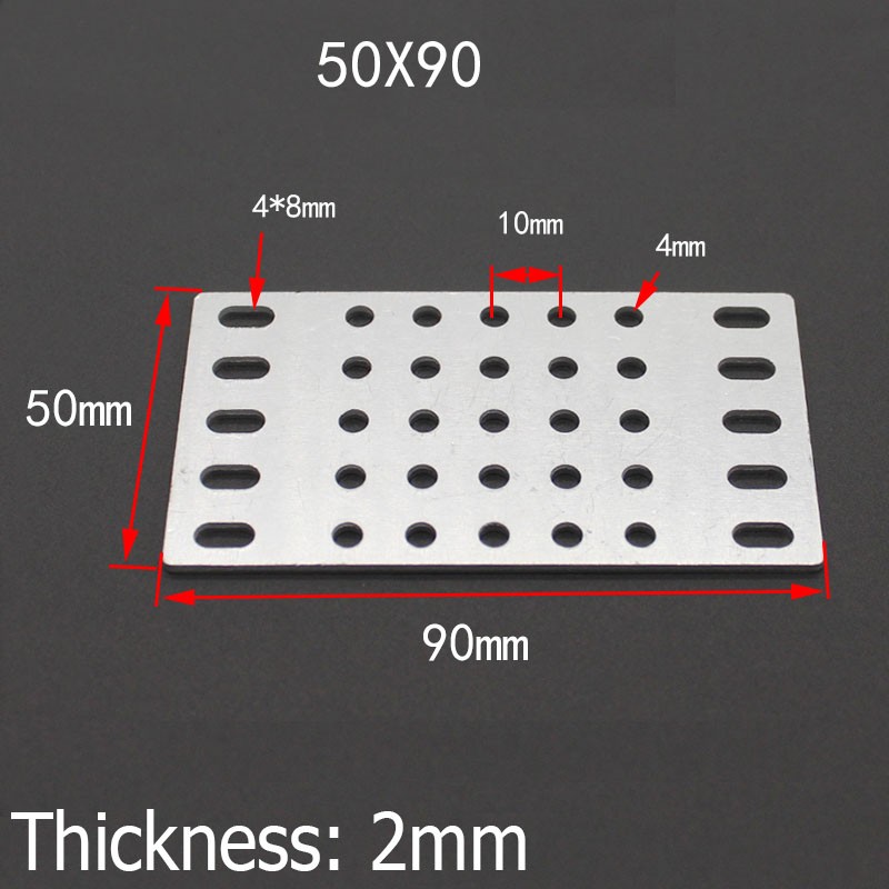 Aluminum Alloy Bracket Bracket Brace Fixing Plate Corner Reinforcing Model DIY