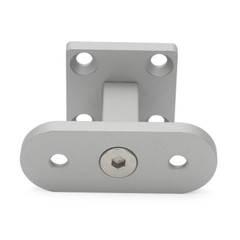 US 2X For Top of Wood Newel Post 1.7″ 1.5″ Modern Straight Handrail Bracket Kit