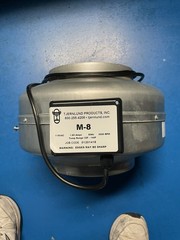 M-8 In-Line Duct Booster 8″ Metal 8″