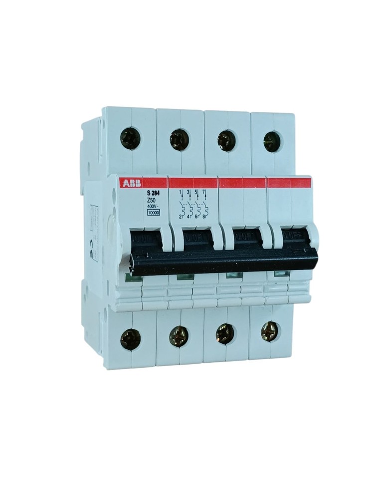 ABB S284 Z50 Magnetic Thermal Auto Switch 4p 50a 10ka