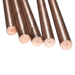 W75Cu25 Tungsten Copper Rod/Bar Solid Metal Round Bar 2~9mm Diameter For Welding