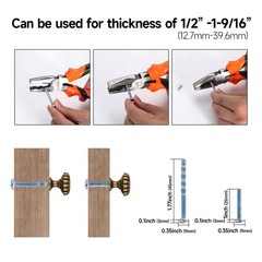 FAPUAL 10 Pack Antique Brass Cabinet Knobs for ‎Single hole,