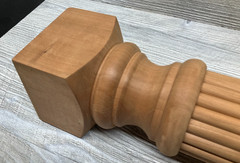 New 34.5″ x 3.75″ Interior Beaded Wood Post Omega National – B1530CUF2 Cherry