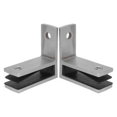 2 Pcs Railing Glass Clip Holder Outdoor Clamp Clamps for Hardware Railings