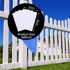 20 Pieces Vinyl Siding Repair Kit 6 * 8 Inch Self Adhesive Fence Repair Kit