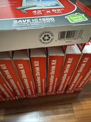 14 Window Insulation Kits, 42 x 62-In. -V73H